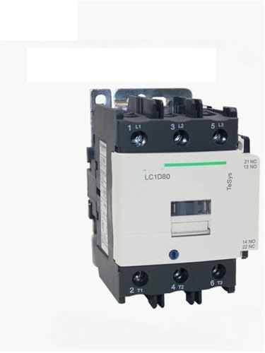 Contacteur CA LC1D80 80A 380V LC1D80Q7C triphasé pour circuit électrique standard