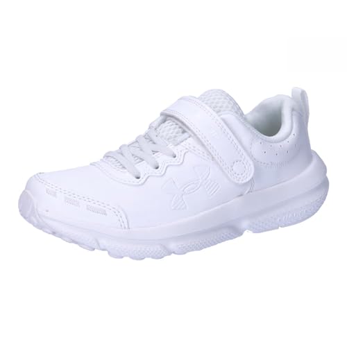 Consejos y comparativas para Comprar Pisos color blanco al mejor precio. 30 Under Armour 3027100 Tenis para Correr BPS Assert 10 AC UFM Syn de Niño, Color Blanco, Talla 20cm