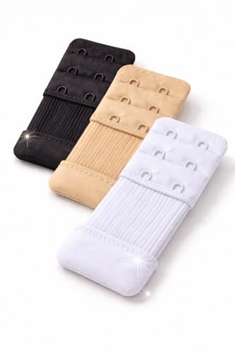 Image of SOFTSTYLE Premium Bra Extenders for Women 3 Hook 2 Hook Combo