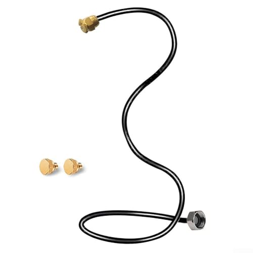 Sistema de refrigeración de nebulización de pie, soporte flexible con tubo de 1,5 a 3 m para patio exterior, niebla portátil para piscina, refrigeración de mascotas, niños al aire libre para jugar con
