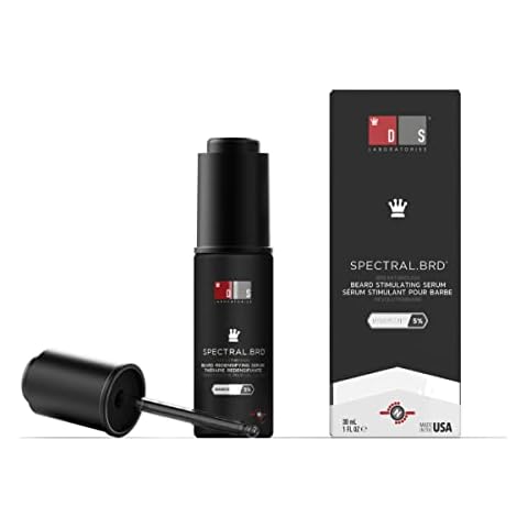 Spectral.BRD Beard Growth Serum by DS Laboratories - Facial Hair Growth for Men, Beard Growth Accelerator, Beard Thickener for Men, Reduce Patchiness for a Fuller, Thicker Beard (30ml) Cover