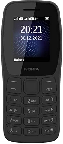 Nokia 105 Classic | Dual SIM Keypad Phone with Built-in UPI Payments, Long-Lasting Battery, Wireless FM Radio | Without Charger | Charcoal