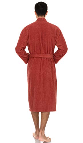 TowelSelections Mens Robe 100% Cotton Terry Cloth Shower Bathrobe Spa Towel Bath Robes for Men2