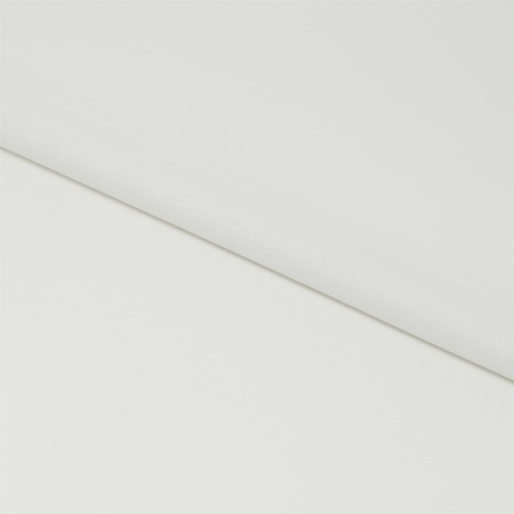 ZweigartWhite (100) 28 Count Brittney Cotton Evenweave Fat Quarter Measuring 70cm x 50cm (27 x 19 Inches)