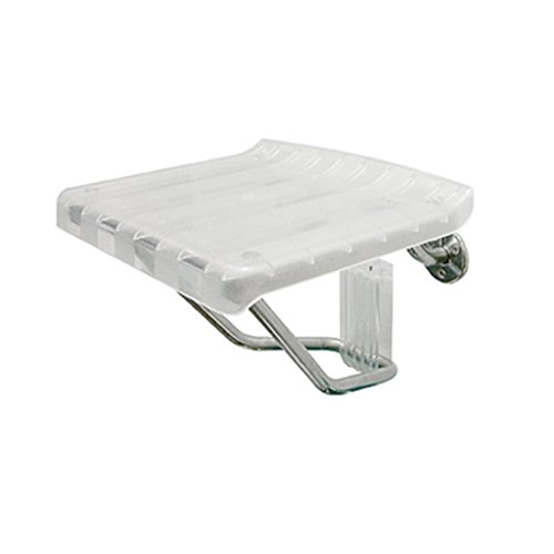 Preisvergleich Produktbild CQH Faltbarer Wandhocker Badezimmer-Duschhocker Transparentes ABS-Brett Klappstuhl Gangstuhl Älterer Duschstuhl Wickelschuhe Wandstuhl 38 cm Schwere max. 160 kg