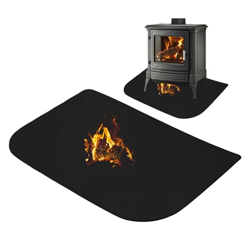 Estera Ignífuga De 106 X 61 Cm, Ignífugo, Protección Contra El Calor, Para Estufa De Leña