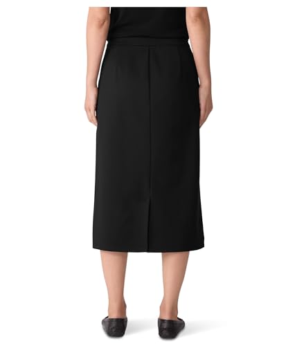 Women's Washable Flex Ponte Calf Length Skirt2