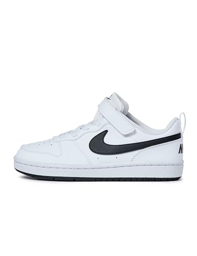 NIKE Unisex Kinder Court Borough Low Recraft (Ps) Sneaker, White...