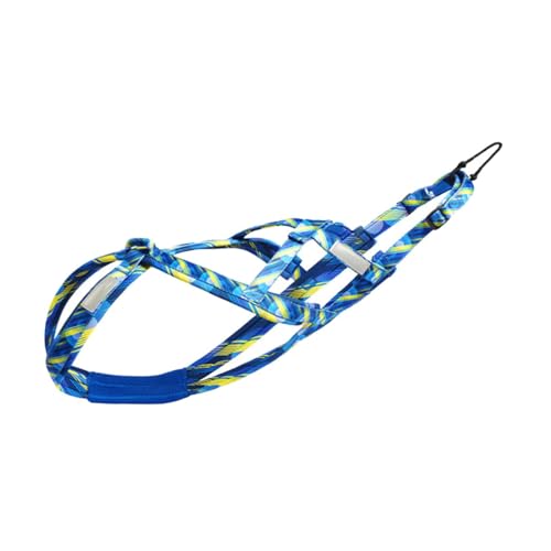 Gralara Imbracatura da Tiro per Cani, Imbracatura da Slitta per Cani di Taglia Media e Grande, Blu M