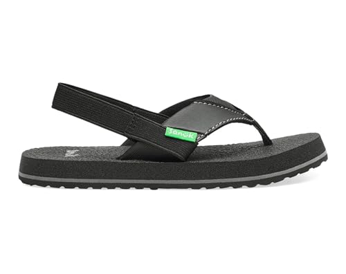 Image of Sanuk Kids unisex-kids Root Beer Cozy Flip Flop