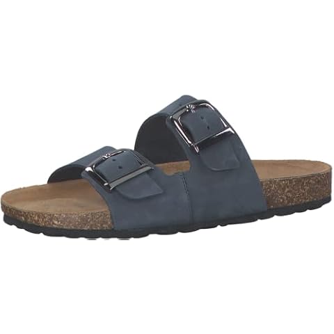 Marco Tozzi Women's 2-2-27405-28 Flat Sandal, NAVY NUBUCK, 5 UK Cover