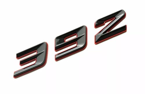 Image of Pair Set 392 Front Right Door Side Badge Nameplates Emblem Self-Adhesive Decals Sticker (Redline)