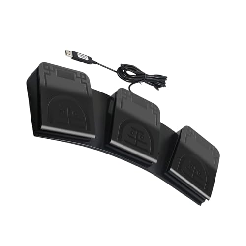 Pédale de jeu USB programmable | Commandes d'action machines de jeu triple - 3