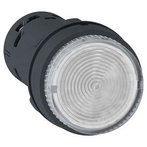 Pulsador luminoso LED Impuls transparente NA 24V para cajas de empotrar