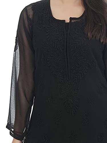 Image of Women Georgette Straight Kurti