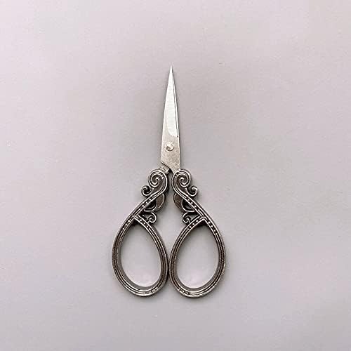 Craft Scissors 1Pcs Retro Style Embroidery Scissors Antique Cutter Cutting Vintage Scissors Embroidery Cross Stitch Sewing Tool Stainless Steel Scissors