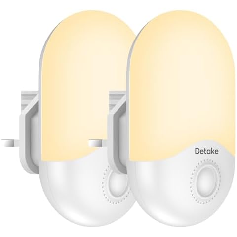 Detake LED Night Light with Sensor Cover