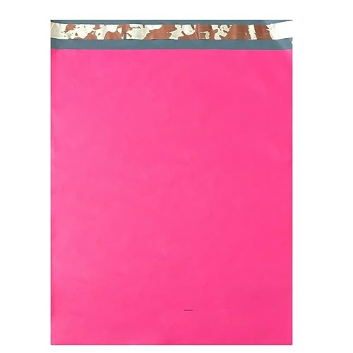 100 9x12 Pink Poly Mailers Envelopes Shipping Bags (Pink)