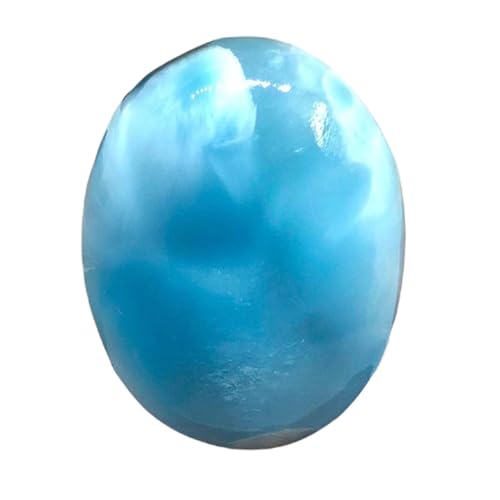 Larimar naturel en cabochon vrac 27x21x7mm pour collier et bague DIY