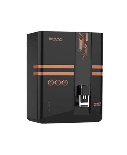 Image of Emira Water Purifier with Copper, Zinc and Alkaline Technology, Copper Black