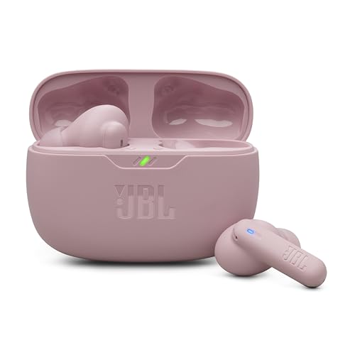 Image of JBL Wave Beam 2 Ear Buds Wireless BluetoothV5.3, Active Noise Cancellation Earbuds,Multi Connect, App for Customized Extra Bass Eq, Relax Mode,Speed Charge, 40H Playback, Fast Pair,4 Mics,IP54(Pink)