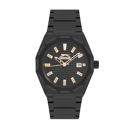 SLAZENGER Analog Black Dial Mens Watch-SL092143102 (B0C22RQW4X) Amazon Price History, Amazon Price Tracker
