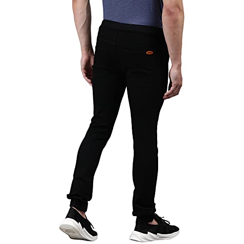 Image of Urbano Fashion Men's Printed Jogger Jeans Slim Fit Stretch