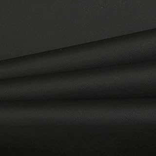 THICK BLACK FIRE RESISTANT RETARDANT FAUX ARTIFICIAL LEATHER LEATHERETTE UPHOLSTERY VINYL FABRIC PER METRE X 137 CM WIDTH