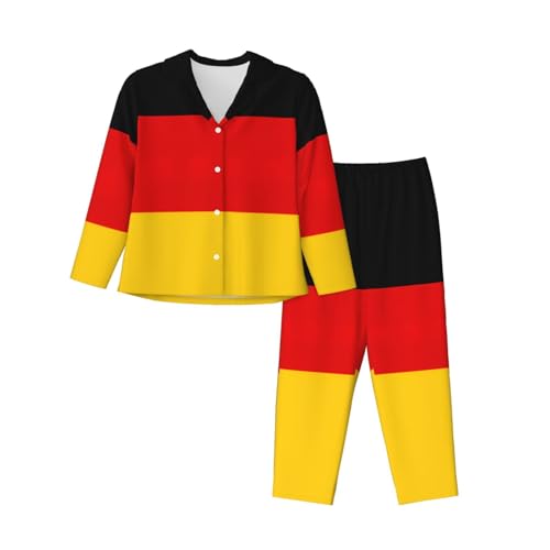 Pyjama allemand à offrir idée cadeau ensemble de nuit 2 pièces confortable manches longues