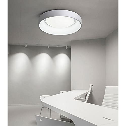 Plafonniers LED ronds modernes de salon et salle à manger blanc 60cm