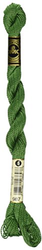 Hilo de Algodón Perlado DMC Tamaño 5 Verde Oscuro miniatura 1
