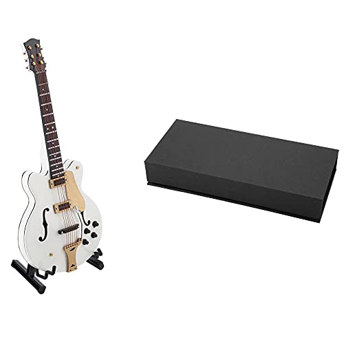 Hztyyier Instrument Ornement Miniature Guitare Ornement Réplique Modèle Musical avec étui pour Cadeaux d’anniversaire De… - Les Beatles, Paul McCartney, John Lennon, RIngo Starr, George Harrison Hztyyier Instrument Ornement Miniature Guitare Ornement Réplique Modèle Musical avec étui pour Cadeaux d'anniversaire De…