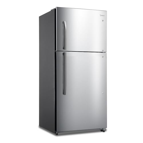 Midea MRT18D2BST 18.1 Cu.Ft Top Mount Freezer Adjustable Electrical Thermostat Control Refrigerator cover