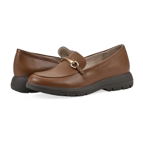 Image of CLIFFS BY WHITE MOUNTAIN Women's Flow Cushioned Lug Sole Loafer Flat