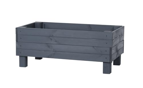 PATKAR Lit surélevé en Bois de Pinewood