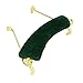 4 Colors Professional Violin Spring Shoulder Rest Velvet Padded Frame Rest - Dark Green, 3/4 & 4/4 Dark Green 3/4 & 4/4