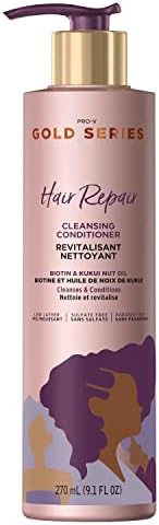 Pantene Pro-V Gold Series Hair Repair Cleansing Conditioner with Biotin, 9.1 fl oz