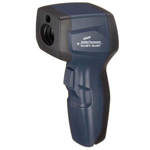 Amazon Basics Heavy Duty Compact Infrared Thermometer, Schwarz (Früher Marke AmazonCommercial)