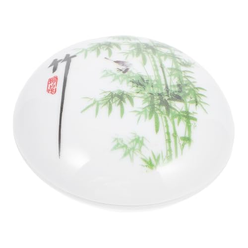 ABOOFAN Caja de Porcelana para Caligrafía con Almohadilla de Tinta Delicada Resistente y Reutilizable Color Rojo para Estudiantes y Coleccionistas de Pintura