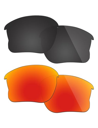 Lentes de repuesto Oakley Flak Jacket XLJ Fiskr juego de cristales con policarbonato reforzado