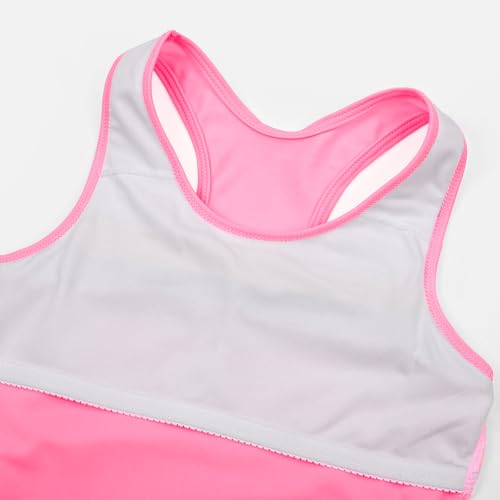 Image of Uhnice Girls Swimsuit Two Piece Tankini Swimwear with Boyshort