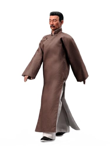 Figurine Lu Xun 1/6 AMITD en cheongsam gris idéal pour décorer une bibliothèque