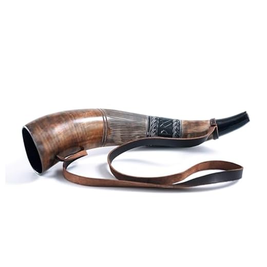 Norse Tradesman Viking War Horn, Genuine Ox Horn, 18 in, Battleseer