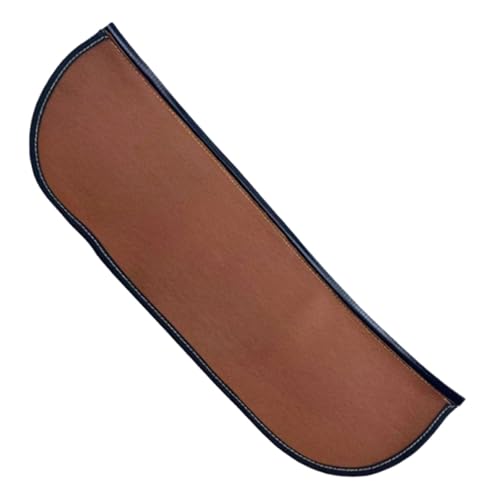 Milageto Welding Cover Bib Neck Protector Welding Cover Accessory Easy to Install Wrap Around with Press Fit Seal, Brown