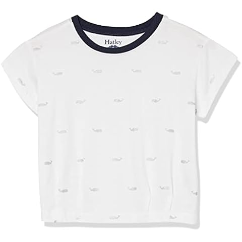 Hatley Girl's Nautical Anchors Slouchy Tee Cover