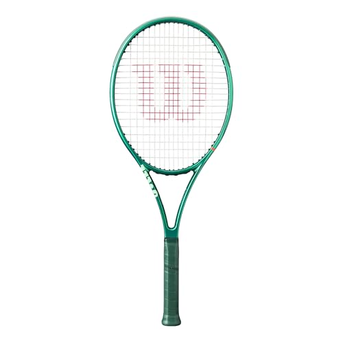 Wilson Blade 104 V10 Adult Performance Tennis Racket - Grip Size 3-4 3/8 Strung with Sensation 16 Natural at Mid Range Tension