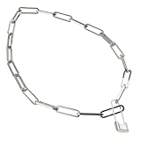 Milisten Collar de Mujer Cadena Retro Colgante Candado Dorado, Acero Inoxidable, Cierre Seguro, Gargantilla para Clavícula, Joyería Elegante Vintage para Uso Diario y Obsequio