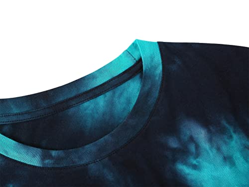 Men's Hip Hop Tie Dye T-Shirt | Trendy Hipster Style with Curve Hem | Casual Streetwear Tee for Men3