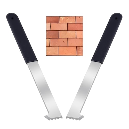 Zadery 2PCS Paver Puller Extractor 9 inch Carbon Steel Paver Removal Tool for Garden Lawn Yard Patio Brick Block Interlocking Stone Replacement