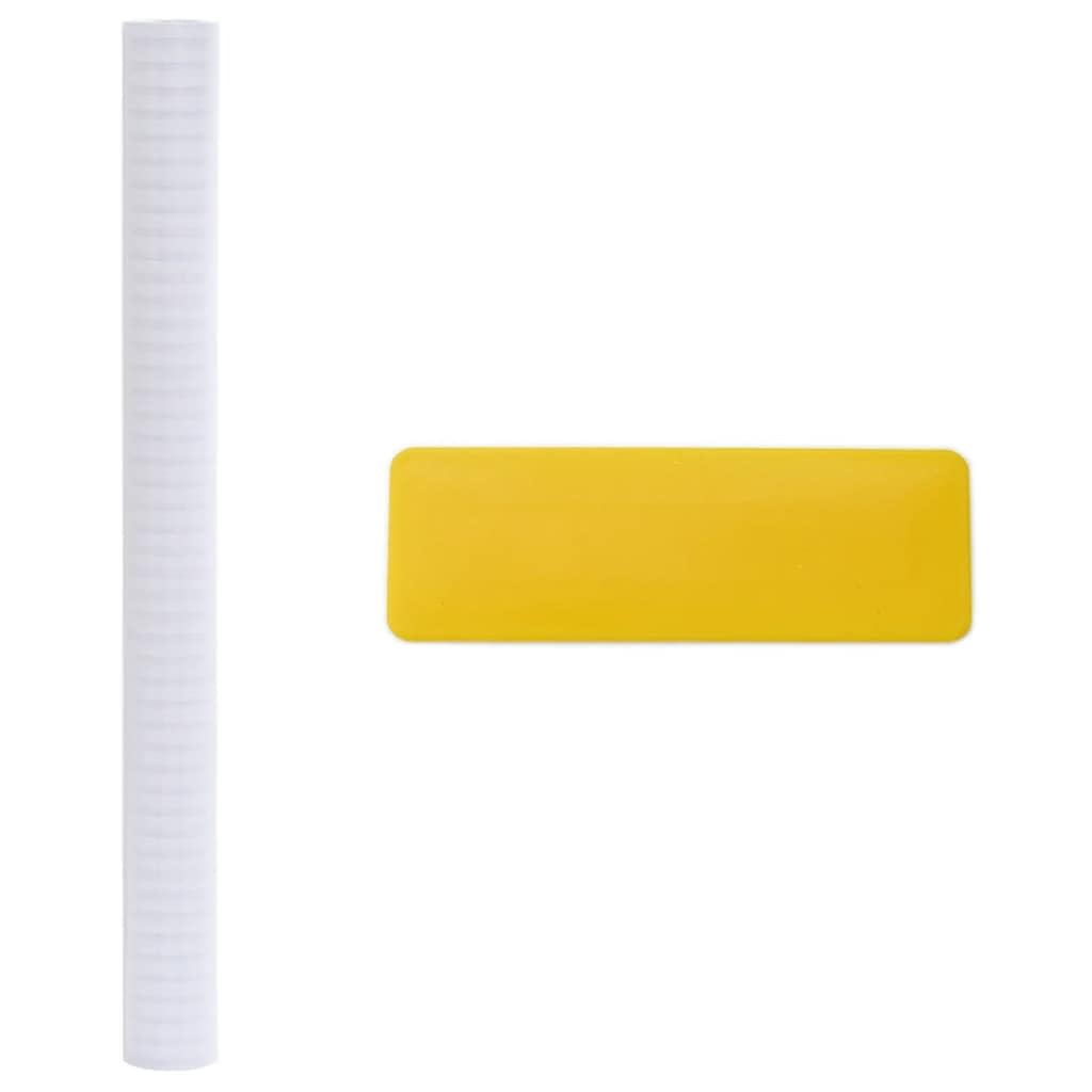 Fensterfolie Sichtschutzfolie Matt Streifen-Design selbstklebend PVC 60 x 2000 cm